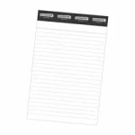 writing pad 1/8 cut